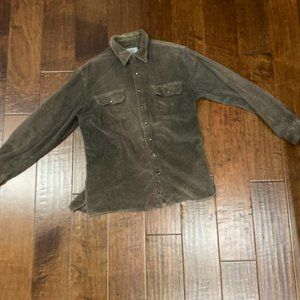 Brown Corduroy Button Up Shirt